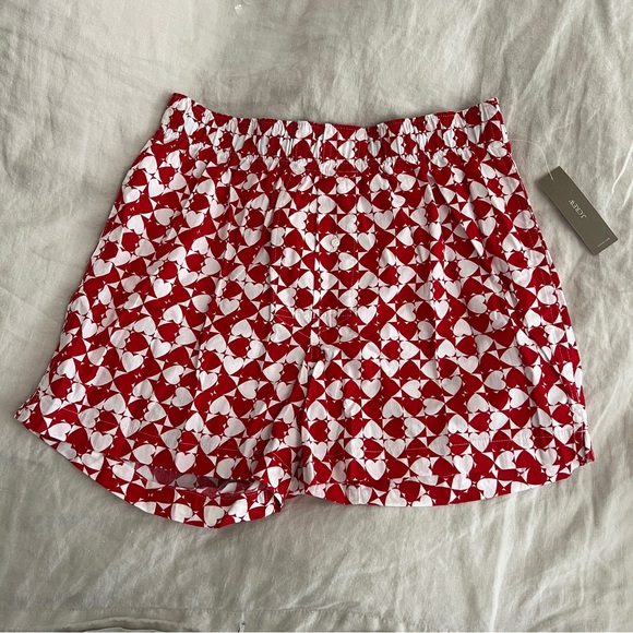 J. Crew NWT men’s red white heart valentine check cotton boxer shorts Small - Picture 4 of 8